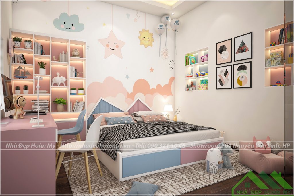 thiết kế phòng ngủ trẻ em tại Hải Phòng