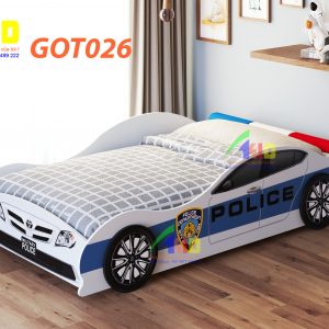 giường ngủ trẻ em kiểu dáng oto cảnh sát tại hải phòng