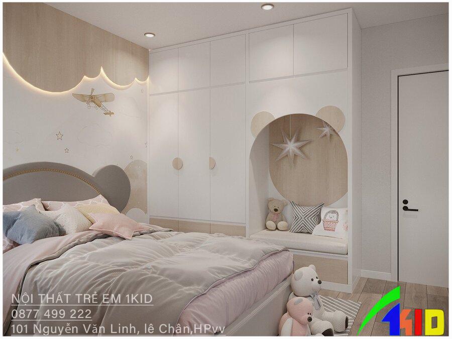 thiết kế phòng ngủ trẻ em Hải Phòng